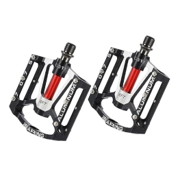 Happyyami Pédales VTT 4 Paires Pédale De Vélo Fournitures De Cyclisme Boules De Rotin en Osier Plat VTT Pédales VTT Accessoires pour Vélos Vélo Pliant Montagne Bicyclette Alliage D'aluminium Provisions