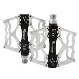 HEPVET Pièces de rechanges 9 / 16 "Pédales de vélo Ultra-léger pédales en Aluminium Alliage de Montagne avec Surface Non Glissante, Plate-Forme de pédale de vélo de Route VTT (Couleur : B)