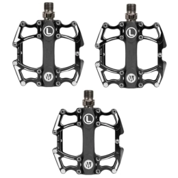 BESPORTBLE Pédales VTT BESPORTBLE 3 Pièces Pédales De Vélo en Métal Pédale De Vélo en Alliage D'aluminium Accessoires pour Pédales Pignon Fixe Pédales De Route Pédales VTT Vélo De Montagne Bicyclette