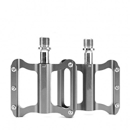 Edmend Pièces de rechanges Edmend Vélo Cycle Plate-Forme Pédale vélo Pédales Mountain Road Pedale VTT Velo Accessoires (Color : Grey)