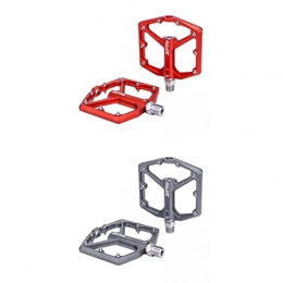 F Fityle Pédales VTT F Fityle 2 Pièces Vélo de Route VTT Pédales Plates en Aluminium 9 / 16 Pouces Nop-