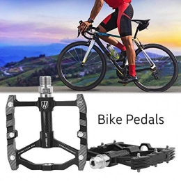 Falliback Pédales VTT Falliback Pdale De Bicyclette, Pdale De Vlo BMX Forte Rsistance Aux Chocs Antidrapante Et Durable Appropri pour VTT Mountain Mountain-Noir