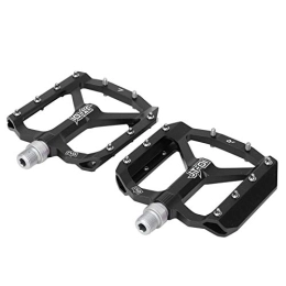 FECAMOS Pédales VTT FECAMOS Pédale de vélo de Montagne, Repose-Pieds de vélo en Alliage d'aluminium à Installation Simple pour vélo de Montagne(Le Noir)