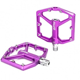 fregthf Pièces de rechanges fregthf Pédale de Bicyclette antidérapante Alliage d'aluminium de Montagne vélo de Montagne battant Ultralight pédale de vélo Violet