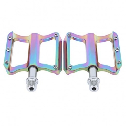 Germerse Pièces de rechanges Germerse Pédale de vélo, Plate-Forme de vélo pédales Plates Ultra Forte pédale de vélo de Montagne, Cyclisme en Plein air pour vélos de Route VTT vélo VTT(Bright Color)