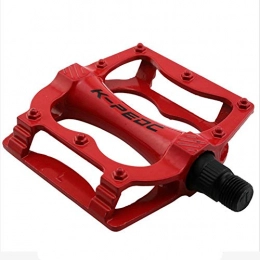 Gneric Pédales VTT Gneric YMYGBH Pedale VTT Utralight Roulement scellé vélo Pédales CNC en Alliage d'aluminium Anti-Patinage Faire du vélo Pédale VTT Route VTT Pièces Accessoires (Color : Red)