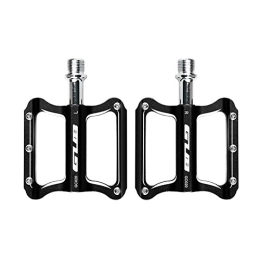 Gub Pièces de rechanges GUB Pédales de VTT en alliage d'aluminium de 1, 4 cm avec axe à roulement scellé antidérapant pour vélo de route, VTT, BMX, VTT (Noir)