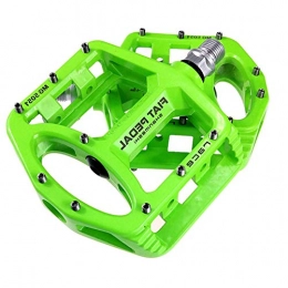 HUOGUOYIN Pièces de rechanges HUOGUOYIN Pédale de vélo 2PCS vélo vélo Fit for pédales Plates vélo pédales Racing Anti-Patinage léger en Alliage de magnésium VTT Vélo de Route Peda (Color : Green)