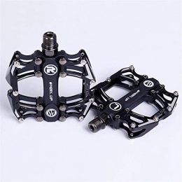 HUOGUOYIN Pièces de rechanges HUOGUOYIN Pédale de vélo Fit for pédales Corps en Aluminium Fit for VTT Cyclisme sur Route vélo Pédale vélo Roulement pédales vélo vélo Pièces Accessoires (Color : Black)