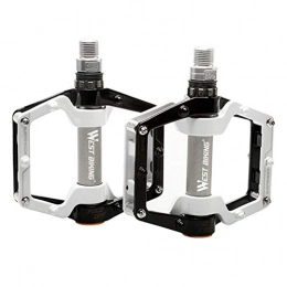 HUOGUOYIN Pièces de rechanges HUOGUOYIN Pédale de vélo Fit for VTT BMX roulements étanches vélo pédales 9 / 16" en Alliage Route Fit for VTT Vélo Pédales (Color : Black 1 Bearing)