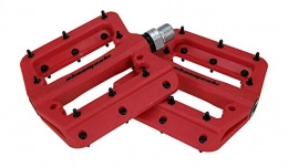 HUOGUOYIN Pièces de rechanges HUOGUOYIN Pédale de vélo Fit for VTT Pédale Fit for VTT pédales Fit for vélo BMX Flat pédales Fit for Le Nylon Multi-Couleurs Vélo Accessoires pédales (Color : Red)