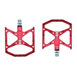 JIACUO Pièces de rechanges JIACUO Pédales de vélo de Montagne universelles légères pour vélo de Route VTT BMX Large 3 roulements pédale Ultra-légère