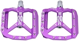 JYCCH Pièces de rechanges JYCCH Pédale de vélo de Montagne Pédale de vélo de Route ultralégère Pédale en Alliage d'aluminium Kelos Pièces d'équipement de vélo (Couleur: Rouge) (Violet)