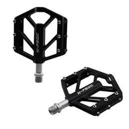 Lidada Pédales VTT Lidada PDales VLo Corps en Aluminium CoulE en Alliage Solide AntidRapante du Roulement PDale Sealed Universel pour 9 / 16 VTT BMX Mountain Road Cycle VLo (Noir, 1 Paire)