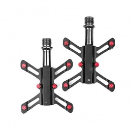 LXZC Pièces de rechanges LXZC Vélos de Voyage Pédale Alliage d'Aluminium Pédale de vélo Mountain Bicycle Pedals Compatible avec Les vélos de Montagne et Les vélos de Route urbains Anti-Glissant 3 Roulement Scellé