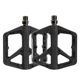 Mipan Pièces de rechanges Mipan Pédales de vélo, pédales de VTT en Fiber de Nylon antidérapantes 9 / 16 Pouces Plate-Forme de vélo pédales Plates pour vélo de Montagne BMX VTT