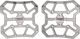 NOOLAR Pièces de rechanges Pédales de vélo de Montagne, 1 Paire d'adaptateurs de Plate-Forme de pédale Automatique en Alliage d'aluminium for pédales de vélo VTT Accessoires de vélo de Route de Montagne (Color : Silver)