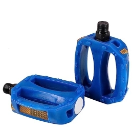 VKEID Pédales VTT Pédales de Vélo Pédales de vélo for Enfants Vélo Pliant Universel Pédales de vélo de Montagne for Enfants Accessoires pour Vélos (Color : Blue, Size : One Size)