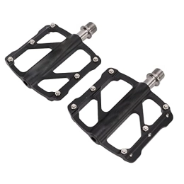 minifinker Pièces de rechanges Pédales de vélo, Tige en Titane Corps en Aluminium Haute résistance pédales Plates 3 roulements pour vélo de Montagne