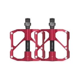 shuxuanltd Pièces de rechanges PéDales VTT Cycle Accessoires Vélo De Route Pédales Accessoires de Vélo De Montagne Vélo Pédales Plat Pédales Vélo Accessoires BMX Pédales 86red, Free Size