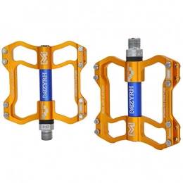 OVsler Pièces de rechanges PéDales VTT Plat Pédales Vélo Accessoires Cycle Accessoires Vélo Pédales Accessoires vélo Vélo Accessoires BMX Pédales Vélo Pédale Gold, Free Size