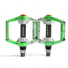 QXYOGO Pièces de rechanges QXYOGO Pedale VTT Vélo Pédales BMX VTT Roulement étanche en Alliage vélo CNC Produit Mountain Road SPD Cales Ultraléger Pédale Cycle Cyclisme Accessoires 02 (Color : Green)