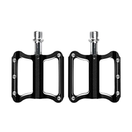 SFSHP Pièces de rechanges SFSHP Coup de Pied de vélo d'extérieur, Accessoires de pédale de vélo de Montagne, pédales en Aluminium de vélo de Route, Noir