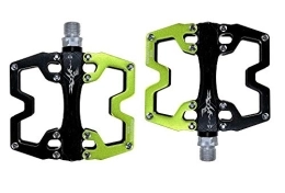 SlimpleStudio Pédales VTT SlimpleStudio Pédale VTT Vélo, Pédale de vélo de Montagne Pédale en Alliage d'aluminium Pédale de vélo Accessoires de vélo-Vert