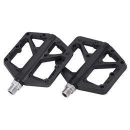 SUNGOOYUE Pièces de rechanges SUNGOOYUE Pédale de Vélo, 1 Paire de Pédales de Vélo Antidérapantes en Fibre de Nylon Plate-Forme de Vélo Pédales Plates pour Vélo de Montagne de Route(Le Noir)