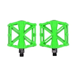 JEMETA Pièces de rechanges Vélo De Montagne Pédale Tout en Aluminium Vélo Pédale en Alliage D'aluminium Pédale en Boîte Balle Pédale Élargie remplacer (Color : Green, Size : Boxed)