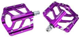 WOOAI Pièces de rechanges WOOAI 1 Paire VTT Pédale De Vélo Vélo De Route BMX Vélos De Montagne Pédale 6 Couleurs Plate-Forme de pédales, Violet