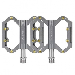 WSDSB Pièces de rechanges WSDSB VTT Pédales Vélo, Alliage D'aluminium 3 Roulement Scellé Route Cyclisme Pédale Vélo, Pédales Plates avec 9 / 16" Axe en Acier CR-Mo