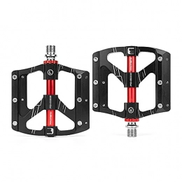 XGLIPQ Pièces de rechanges XGLIPQ Pédales de vélo en alliage de magnésium 9 / 16 '' roulement de broche haute résistance antidérapante grande plate-forme plate pour vélo de route de vélo de montagne 3 pédales de roulement en alli