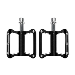 XUANAN Pièces de rechanges XUANAN Pédales VTT, Pédale De Vélo Plate-Forme, Pédales, Pédale en Alliage D'aluminium Léger Usinée CNC, pour Vélo De Montagne BMX VTT, Noir