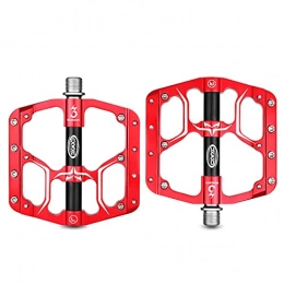 XYXZ Pédales VTT XYXZ Bicycle Platform Flat Pedal Wide Flat Mountain Road Cycling Bicycle 3 Sealed Bearings 9 / 16In Aluminum Ultralight Bike MTB Pedal
