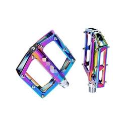 ZHANGJIN Pièces de rechanges ZHANGJIN LINGJ Shop Pédales de vélo compatibles avec TP-20 Alliage d'aluminium Ultra-Lumineux Coloré Creux Creux Accessoires DE VTT VTT MTB Pédale (Color : Colorful-A Pair)