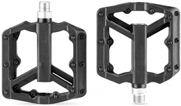 ZXCshangdian Co.,ltd Pièces de rechanges ZXCshangdian Co., ltd Pdales De Vlo Pdales Plates Ultra-Lgres en Nylon Pdale De Vlo BMX Mountain Bike Platform Pdales 3 Roulements Scells Pdales De Vlo pour VTT Vlo-Noir