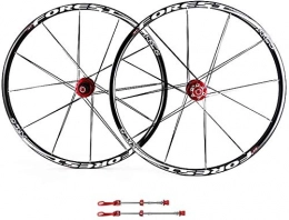 AIFCX Pièces de rechanges AIFCX 26 Pouces vélo Wheelset, VTT Vélo Roues 27.5 Pouces VTT Frein à Disque Jeu de Roues Quick Release 5 Palin Roulement 8 9 10 Vitesse 100mm, C-27.5inch