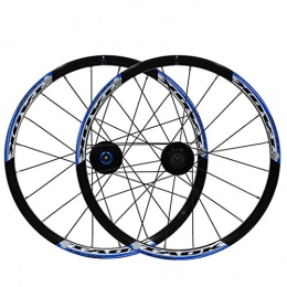 AIFCX Roues VTT AIFCX Mountain Bike Wheelset, 20inch foldBicycle Roue, en Alliage d'aluminium Freins à Disque Cyclisme Jante Rapide Roue Avant Presse Roue arrière 7 8 9 Vitesse 20H, C-20 inches