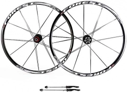 AIFCX Roues VTT AIFCX ZNND Mountain Bike Wheels, 26inch Double paroi VTT Rim Quick Release V-Brake Vélo Hybride Wheelset 24 Trous Disc 8 9 10 Vitesse, B-27.5inch