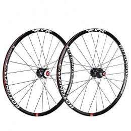 AISHANG Roues VTT AISHANG Paire de Roues VTT, Roues de vélo Ultra-légères 26 / 27.5"Jantes en Alliage d'aluminium à Double paroi Frein à Disque V-Brake à dégagement Rapide Palin Portant 9 / 10 / 11 Vitesses