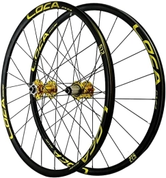 HCZS Pièces de rechanges Ensemble de roues de vélo - 66 / 27, 5 / 73, 7 cm - Double paroi - Frein à disque - 4 roulements - Roues de vélo de montagne - 7 / 8 / 9 / 10 / 11 / 12 vitesses - Libération rapide