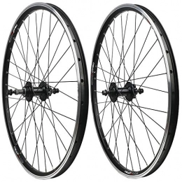 GJZhuan Roues VTT GJZhuan 26" Mountain Bike Essieux, Double Paroi en Alliage D'aluminium Roues De Bicyclette V-Brake / Frein À Disque Rim 32 Trous Vélo Avant Et La Roue Arrière (Size : V / Disc Brake)