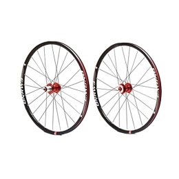 Générique Roues VTT Générique Montagne De VéLo De Roues DéGagement Rapide Frein à Disque 26 27.5 29 Pouces Double Paroi Moyeu 24 Trous Ultra-LéGer Alliage D'Aluminium Frein V Jante 9 / 10 / 11 Vitesses