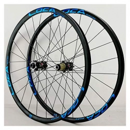 LICHUXIN Pièces de rechanges LICHUXIN Oksmsa VTT 26 / 27, 5 / 29 Pouces Paire De Roues Avant Arrière Roue Axe Traversant Frein À Disque 24H 6 Griffes Tirage Droit 12Vitesse Roues 700C (Color : Black, Size : 29in)