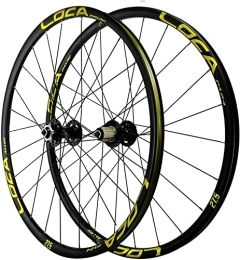 HCZS Roues VTT Lot de 24 roues de vélo de montagne, 26 / 27, 5 / 29, 7 cm, 24 trous en alliage d'aluminium, cercle de frein à disque de hauteur 21 mm, 7-12 vitesses