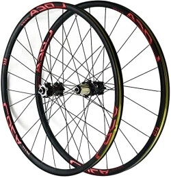 HCZS Roues VTT Lot de 24 roues de vélo de montagne de 66 / 79, 5 / 73, 1 cm, à dégagement rapide, en alliage léger, frein à disque, 24 trous, roues avant + arrière, 8, 9, 10, 11, 12 vitesses