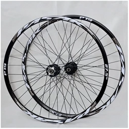 lzdasczz Roues VTT lzdasczz Paire de Roues de vélo VTT en Alliage d'aluminium 26 / 27.5 / 29 Pouces, Roue de vélo de Frein à Disque à Double paroi pour 7 / 8 / 9 / 10 / 11 Vitesse