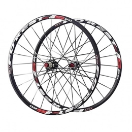 M-YN Roues VTT M-YN 26" / 27.5" Vélo VTT MTB Roue Avant Et Arrière Réglage De La Cassette Discours Discours Double Mur Alliage Rim Libération Rapide 24hème 7 / 8 / 9 / 10 / 11 Vitesse(Size:26inch, Color:Le Noir)