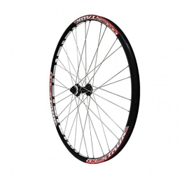 M-YN Roues VTT M-YN Vélo VTT De 27, 5 Pouces Vélo VTT, Roues De Cyclisme à Double Paroi Libération Rapide Frein à Disque 32 Trous Rebords(Color:Noir+Rouge)